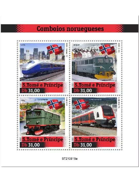 n° 8549/8552  - Timbre SAINT-THOMAS ET PRINCE Poste