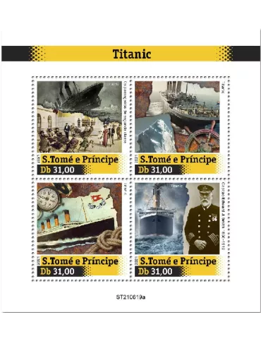 n° 8553/8556  - Timbre SAINT-THOMAS ET PRINCE Poste