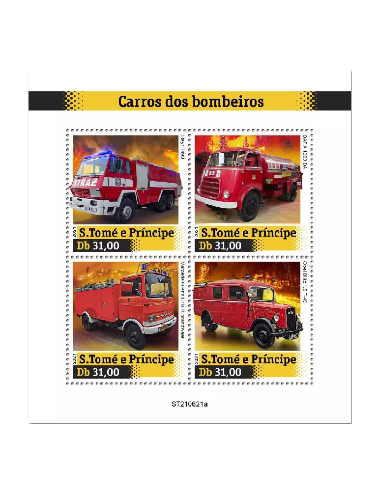 n° 8561/8564  - Timbre SAINT-THOMAS ET PRINCE Poste