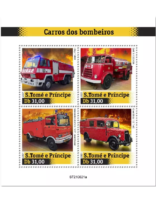 n° 8561/8564  - Timbre SAINT-THOMAS ET PRINCE Poste