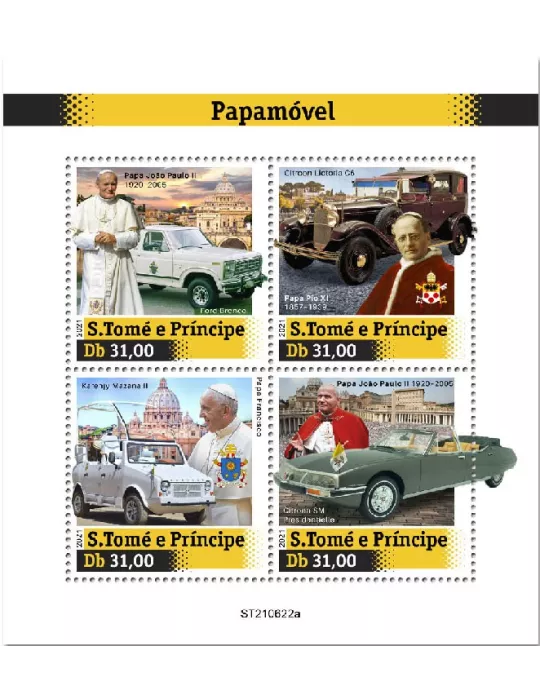 n° 8565/8568  - Timbre SAINT-THOMAS ET PRINCE Poste