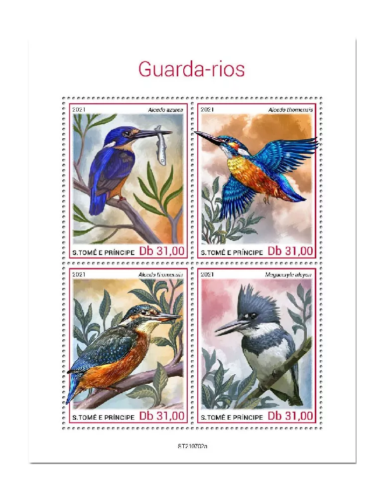 n° 8603/8606  - Timbre SAINT-THOMAS ET PRINCE Poste