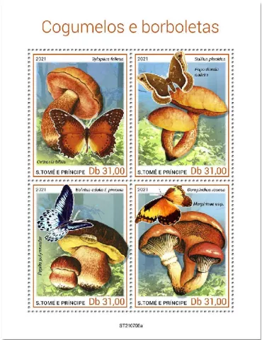 n° 8615/8618  - Timbre SAINT-THOMAS ET PRINCE Poste