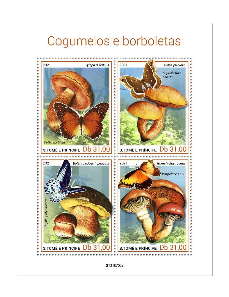 n° 8615/8618  - Timbre SAINT-THOMAS ET PRINCE Poste