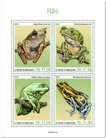 n° 8659/8662  - Timbre SAINT-THOMAS ET PRINCE Poste