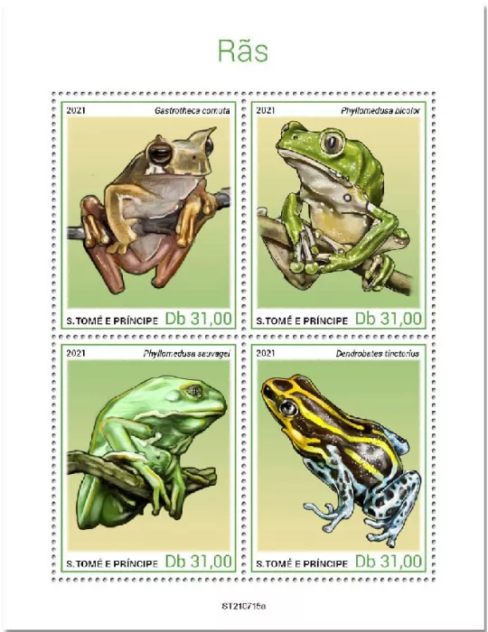 n° 8659/8662  - Timbre SAINT-THOMAS ET PRINCE Poste
