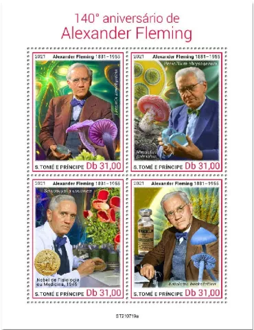 n° 8675/8678  - Timbre SAINT-THOMAS ET PRINCE Poste
