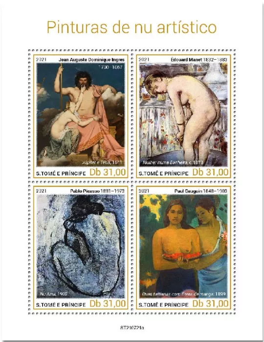 n° 8683/8686  - Timbre SAINT-THOMAS ET PRINCE Poste