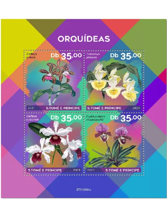 n° 8723/8726  - Timbre SAINT-THOMAS ET PRINCE Poste
