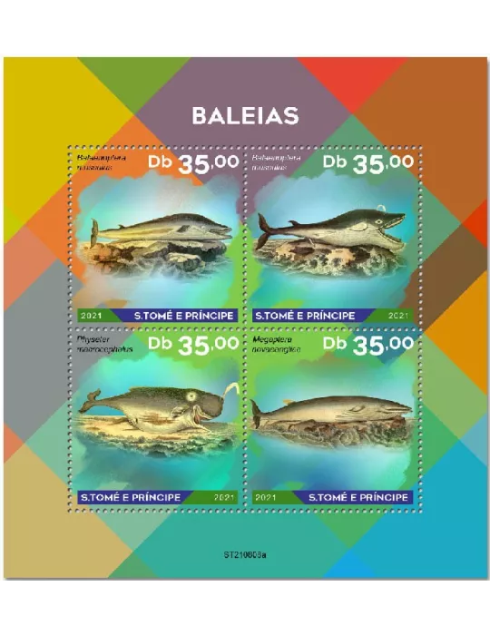 n° 8739/8742  - Timbre SAINT-THOMAS ET PRINCE Poste