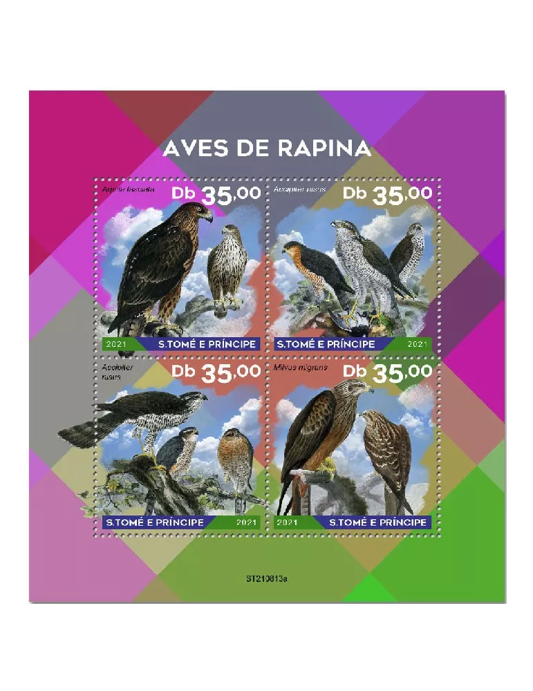 n° 8759/8762  - Timbre SAINT-THOMAS ET PRINCE Poste
