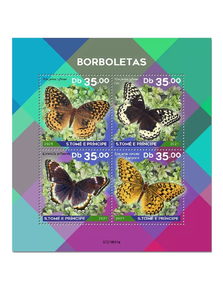 n° 8763/8766  - Timbre SAINT-THOMAS ET PRINCE Poste