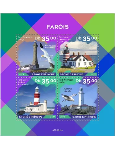 n° 8779/8782  - Timbre SAINT-THOMAS ET PRINCE Poste