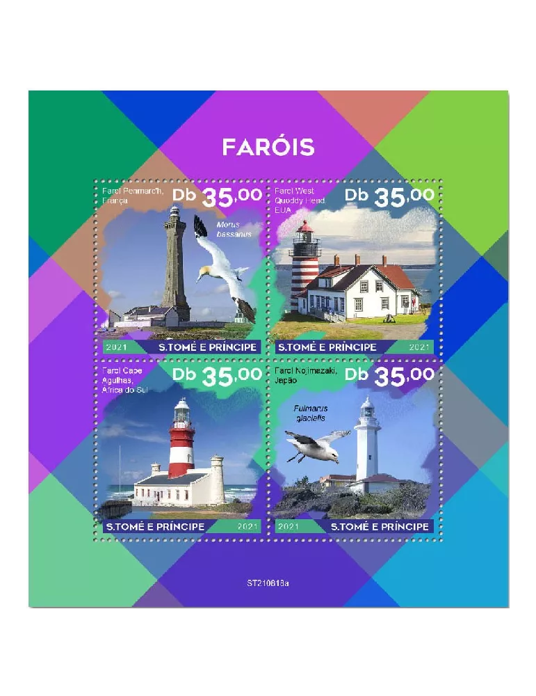 n° 8779/8782  - Timbre SAINT-THOMAS ET PRINCE Poste