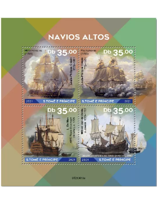 n° 8783/8786  - Timbre SAINT-THOMAS ET PRINCE Poste