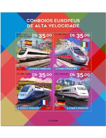 n° 8787/8790  - Timbre SAINT-THOMAS ET PRINCE Poste