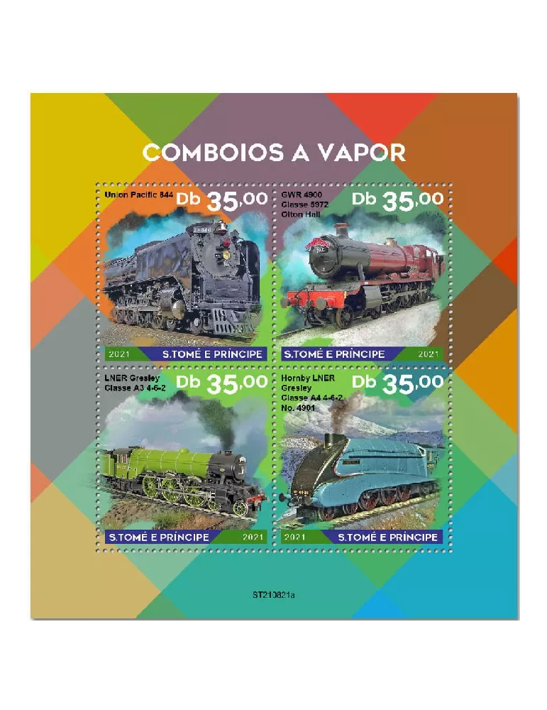 n° 8791/8794  - Timbre SAINT-THOMAS ET PRINCE Poste