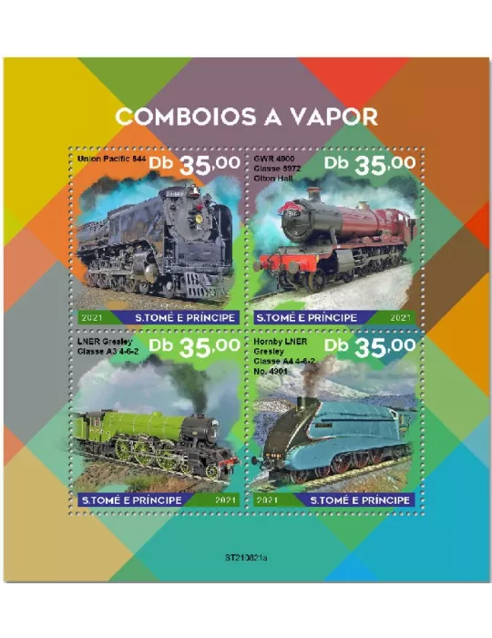n° 8791/8794  - Timbre SAINT-THOMAS ET PRINCE Poste