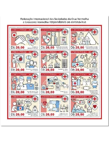 n° 8817/8828  - Timbre SAINT-THOMAS ET PRINCE Poste