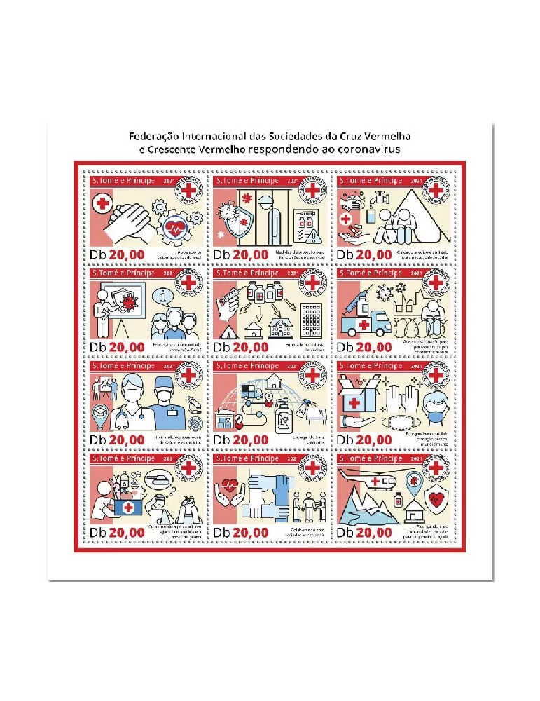 n° 8817/8828  - Timbre SAINT-THOMAS ET PRINCE Poste