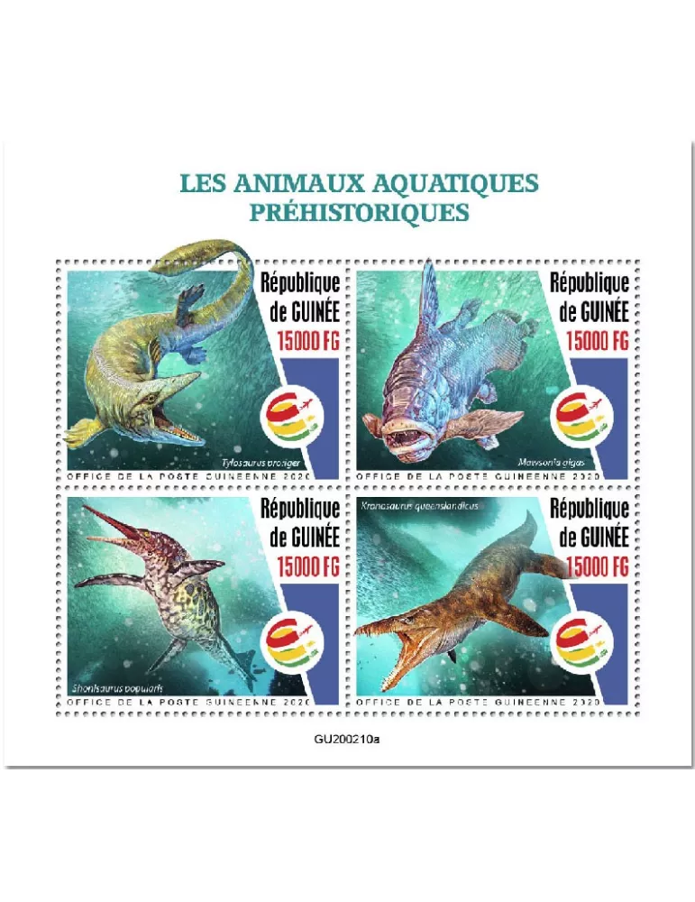 n° 10404/10407  - Timbre GUINEE Poste
