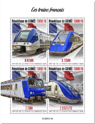 n° 10420/10423  - Timbre GUINEE Poste