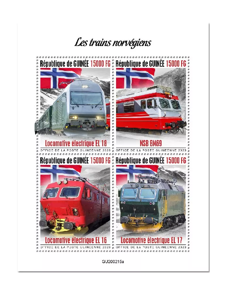 n° 10424/10427  - Timbre GUINEE Poste