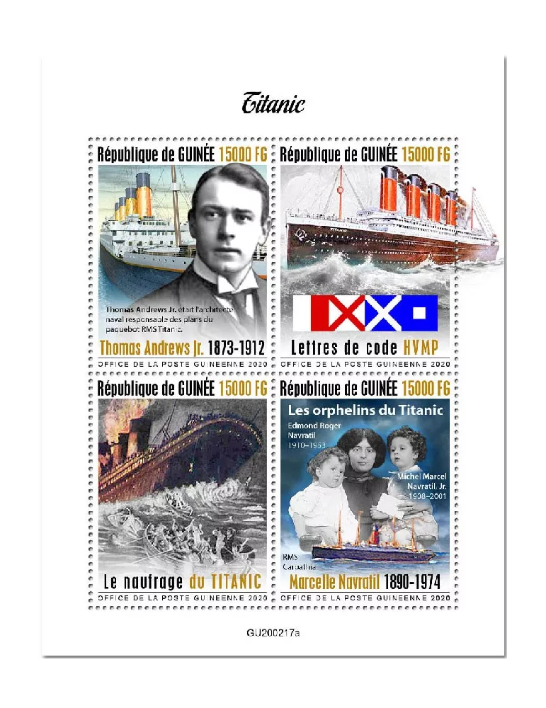 n° 10432/10435  - Timbre GUINEE Poste