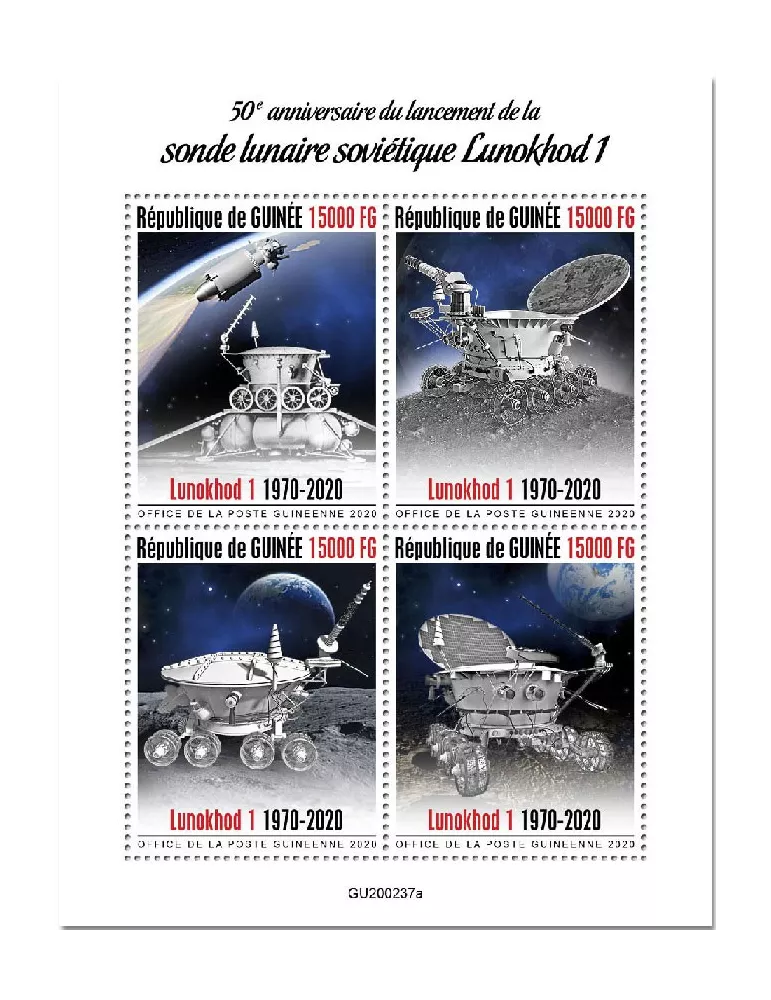 n° 10518/10521  - Timbre GUINEE Poste