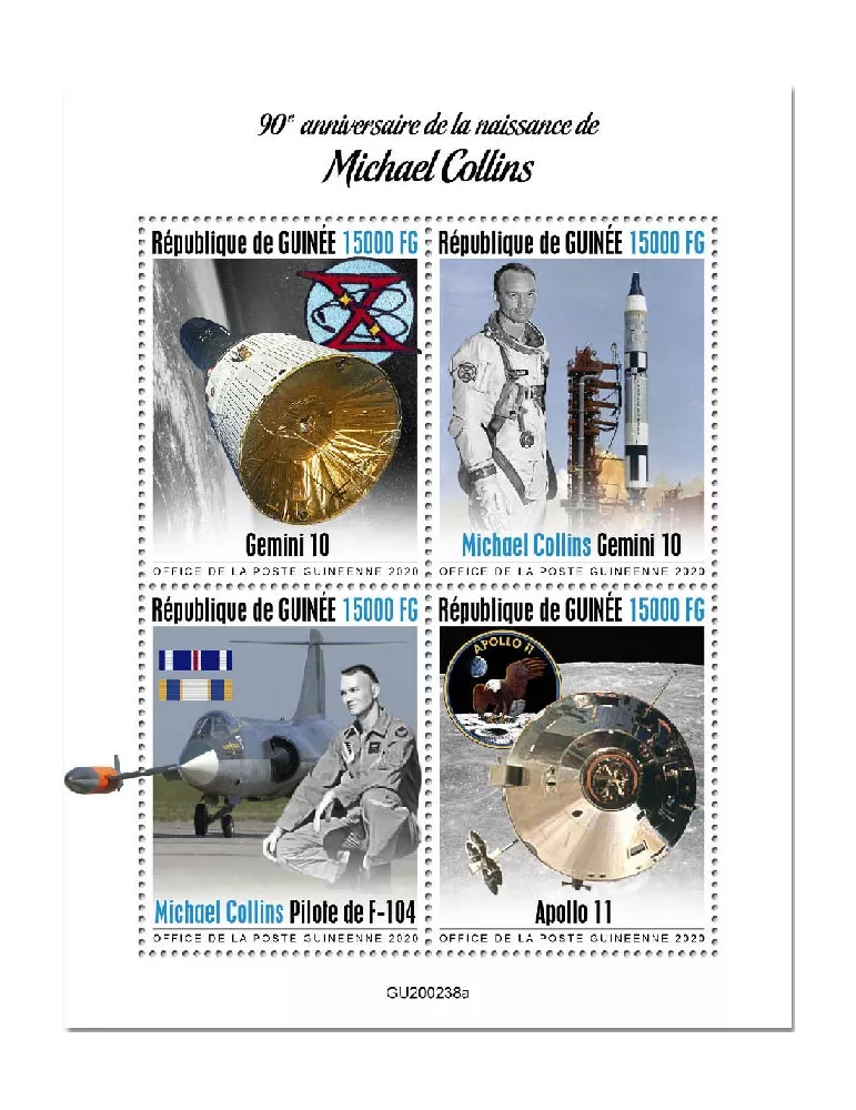 n° 10522/10525  - Timbre GUINEE Poste