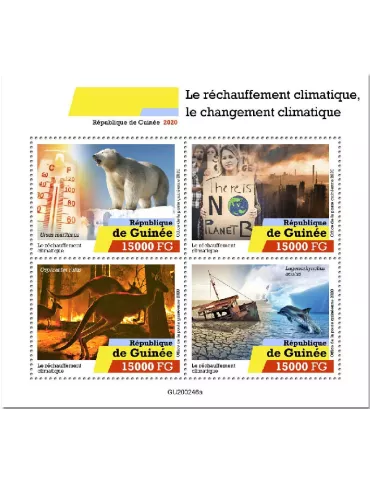 n° 10556/10559  - Timbre GUINEE Poste