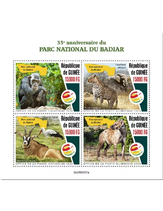 n° 10608/10611  - Timbre GUINEE Poste