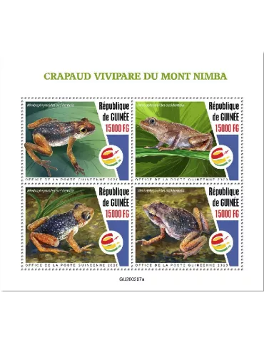 n° 10718/10721  - Timbre GUINEE Poste