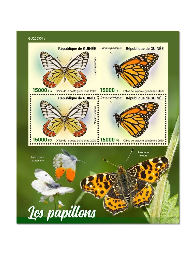 n° 10738/10739  - Timbre GUINEE Poste