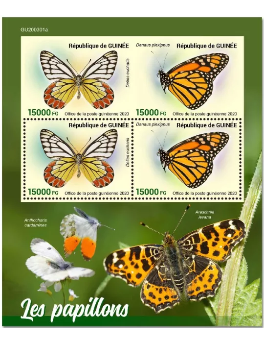 n° 10738/10739  - Timbre GUINEE Poste
