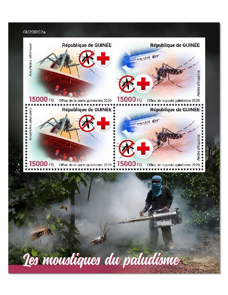 n° 10740/10741  - Timbre GUINEE Poste