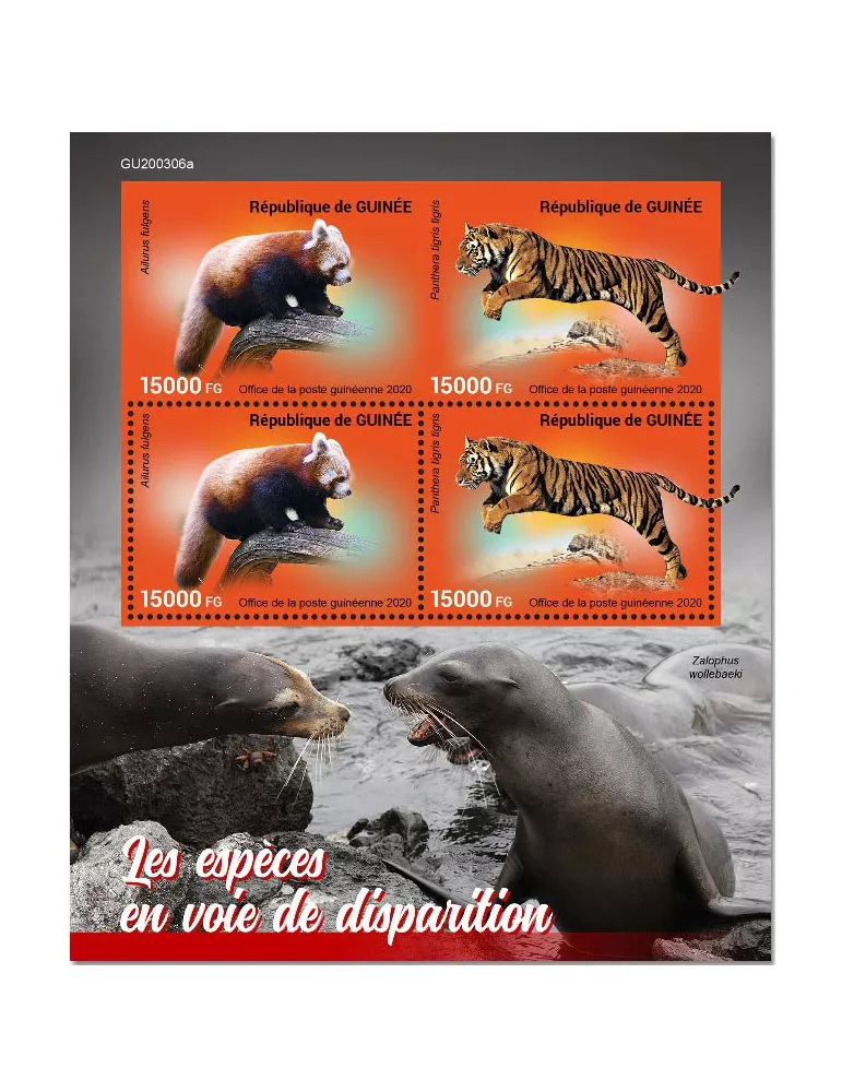 n° 10748/10749  - Timbre GUINEE Poste