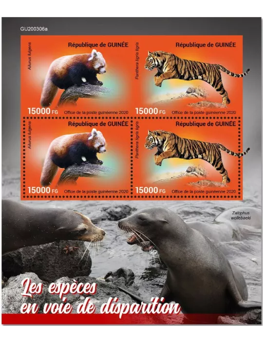 n° 10748/10749  - Timbre GUINEE Poste