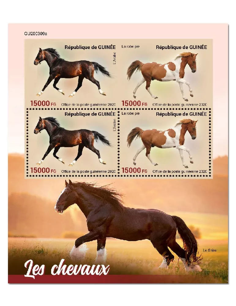 n° 10754/10755  - Timbre GUINEE Poste