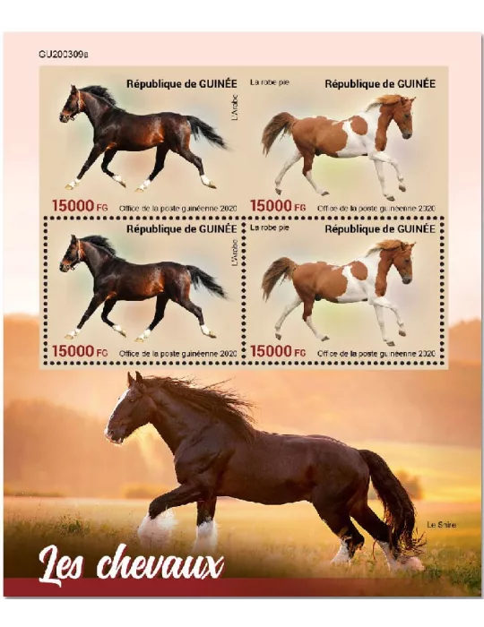 n° 10754/10755  - Timbre GUINEE Poste