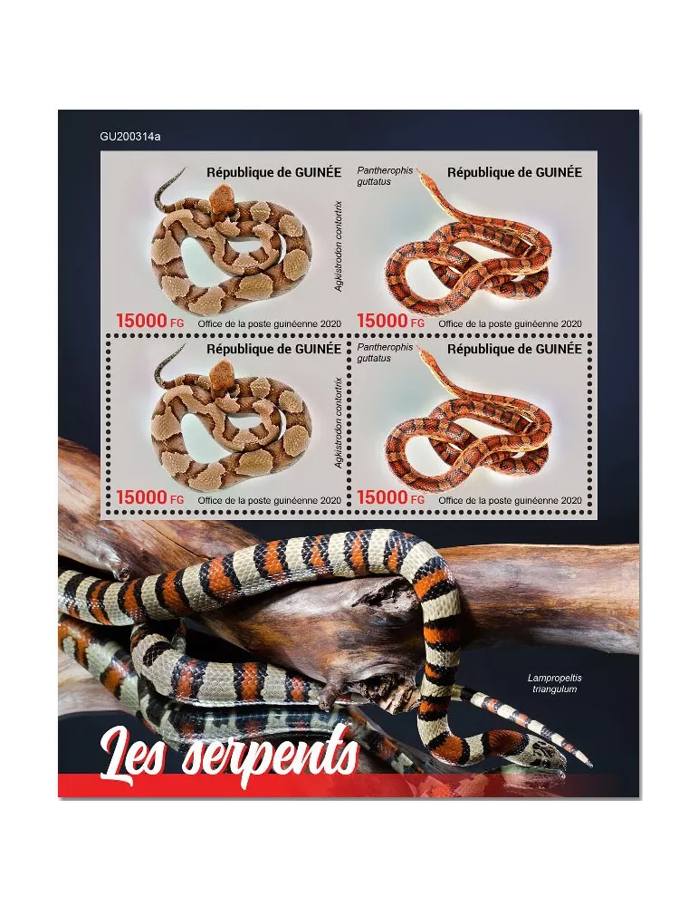 n° 10764/10765  - Timbre GUINEE Poste