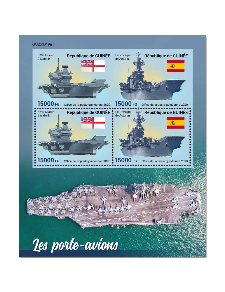 n° 10774/10775  - Timbre GUINEE Poste