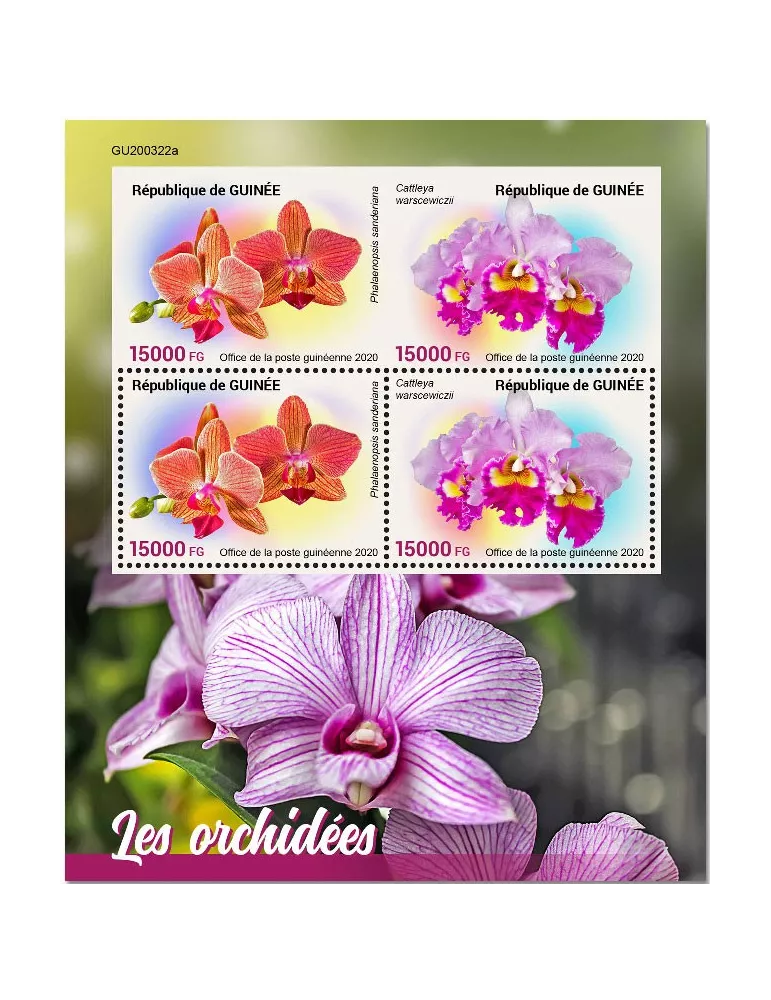 n° 10780/10781  - Timbre GUINEE Poste