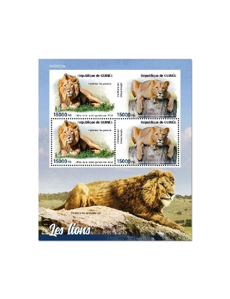 n° 10794/10795  - Timbre GUINEE Poste