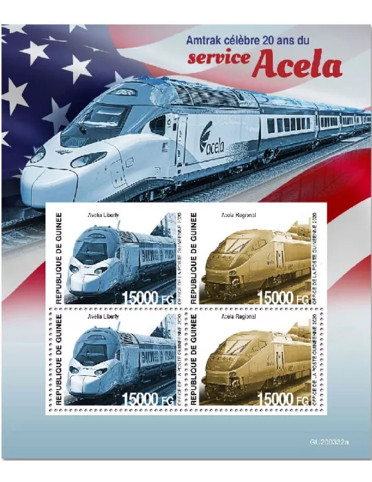 n° 10800/10801  - Timbre GUINEE Poste