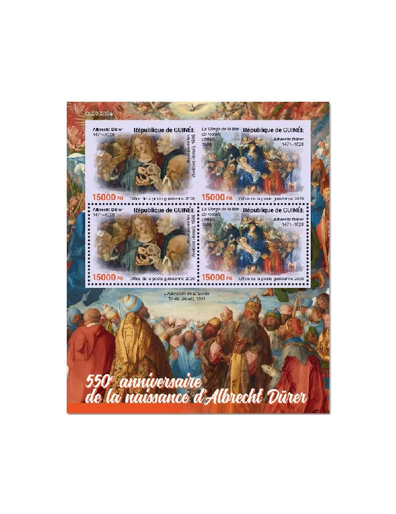 n° 10814/10815  - Timbre GUINEE Poste