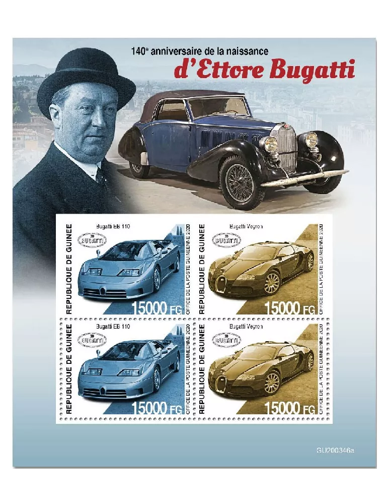 n° 10828/10829  - Timbre GUINEE Poste