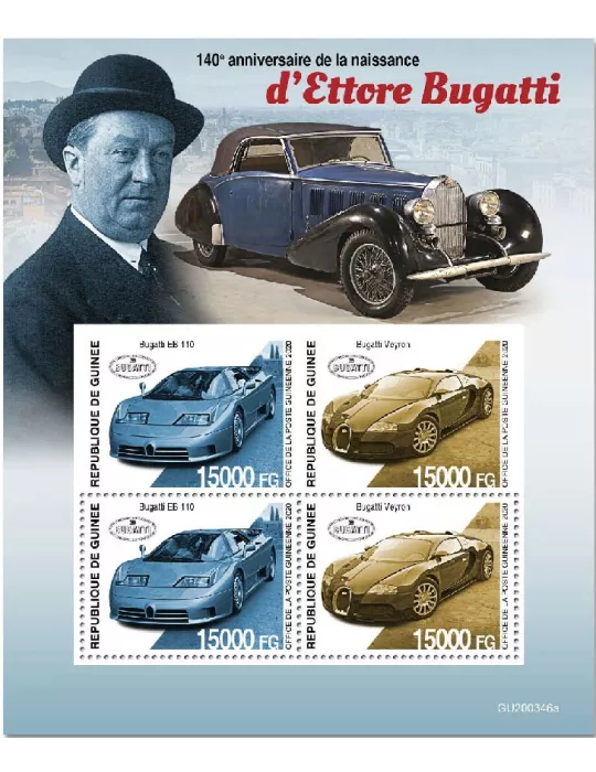 n° 10828/10829  - Timbre GUINEE Poste