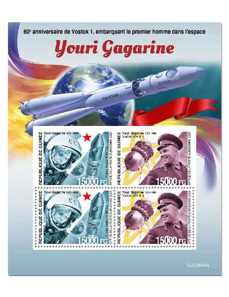 n° 10834/10835  - Timbre GUINEE Poste