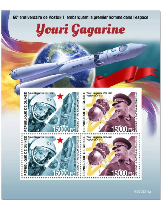 n° 10834/10835  - Timbre GUINEE Poste